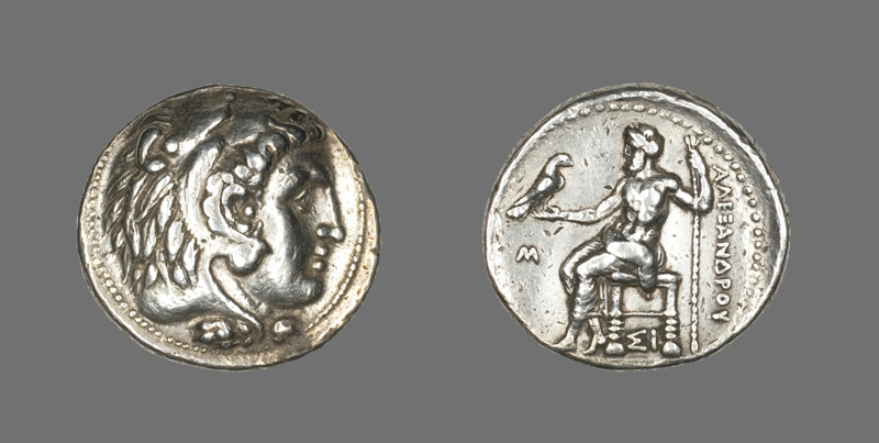 Tetradrachm (Coin) Portraying Alexander The Great | The Art Institute ...