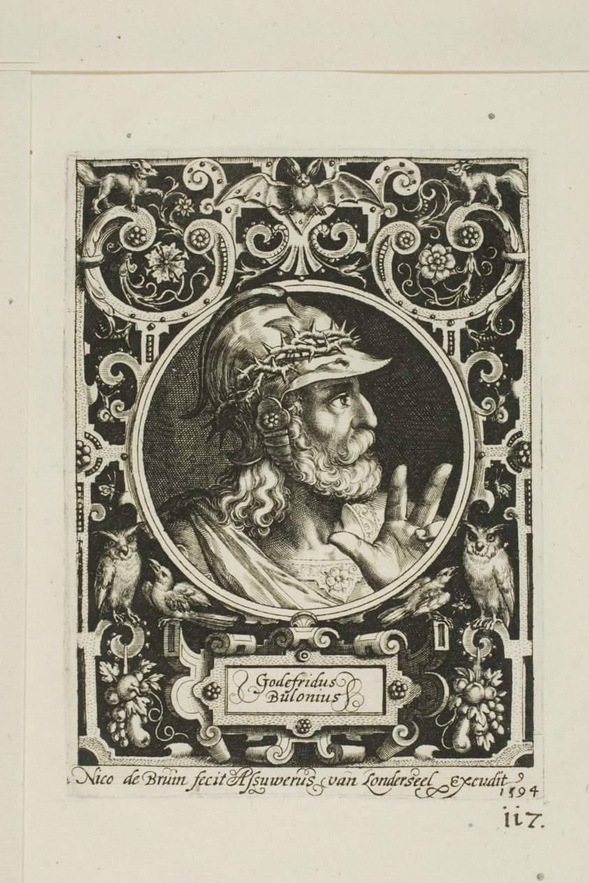Godfrey of Bouillon, plate nine from The Nine Worthies The Art