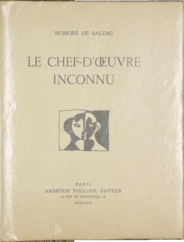 The Unknown Masterpiece (Le Chef d’Oeuvre Inconnu) The Art Institute