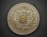 Tiered Offering Mandala of the Goddess of Wealth (Vasudhara)