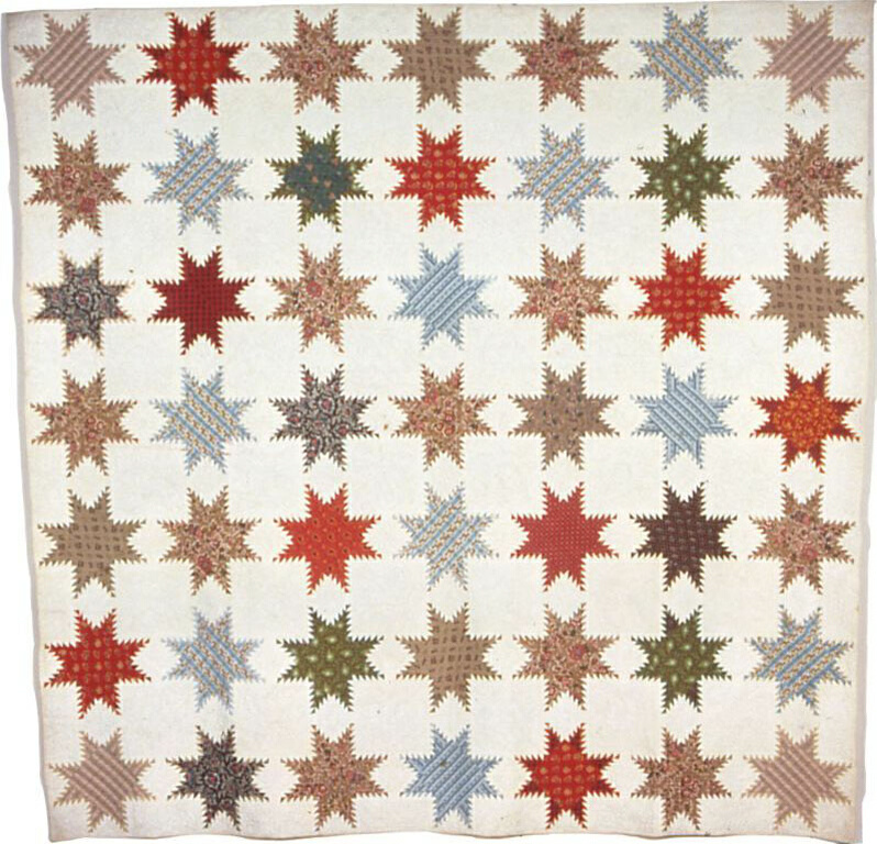 Bedcover (Feather-Edged Star Quilt) | The Art Institute of Chicago