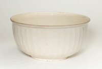 Large Bowl with Lotus Scrolls (interior) and Overlapping Petals (exterior)