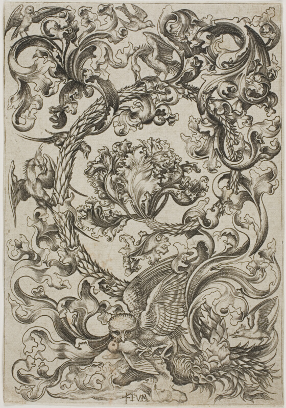 Ornament with Owl Mocked by Day Birds | The Art Institute ...