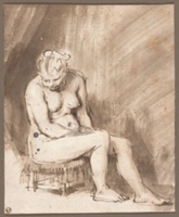 Seated Female Nude
