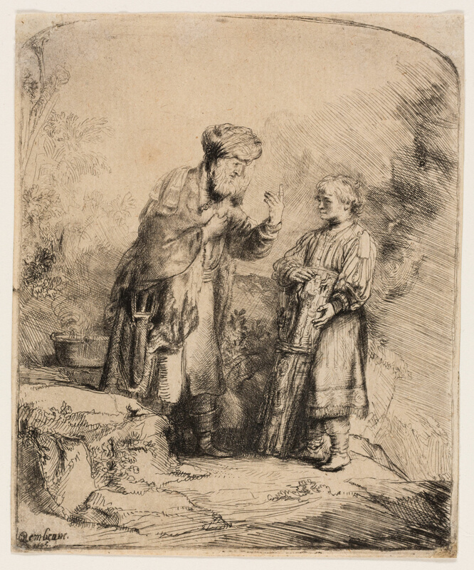 Abraham and isaac the art institute of chicago