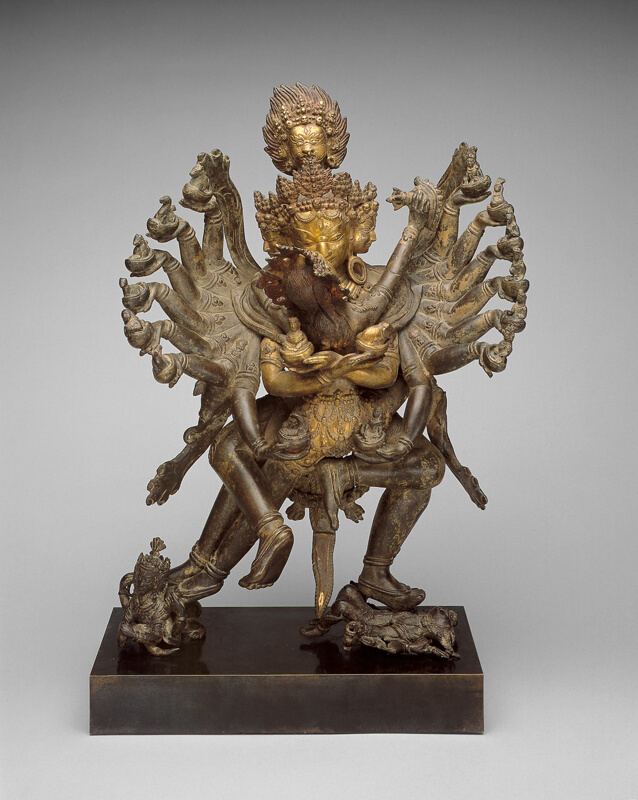 Tantric Deities Hevajra and Nairatmya in Ritual Embrace (yab-yum) | The ...