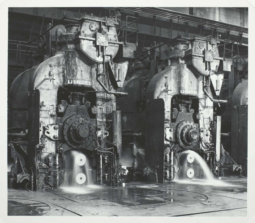 Steel Mill. 80 inch Hot Strip Mill. Inland Steel Co., E. Chicago, Ind. The Art Institute of