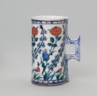 Tankard (Hanap) with Tulips, Hyacinths, Roses, and Carnations
