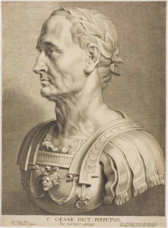 Julius Caesar, Perpetual Dictator, from Twelve Famous Greek and Roman