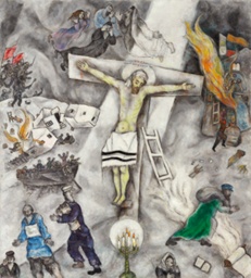 Marc Chagall
French, born Vitebsk, Russia (present-day Belarus), 1887–1985, White Crucifixion White Crucifixion