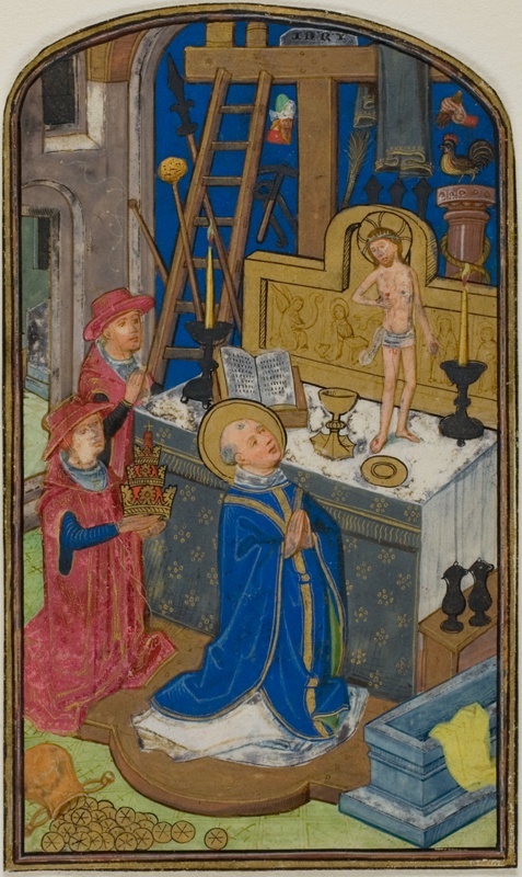The Mass of St. Gregory, from a Book of Hours | The Art Institute of